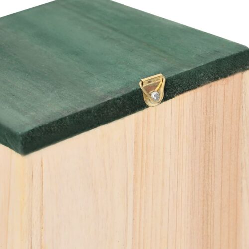 Bird Houses 10pcs Solid Firwood 12x12x22cm - Image 7