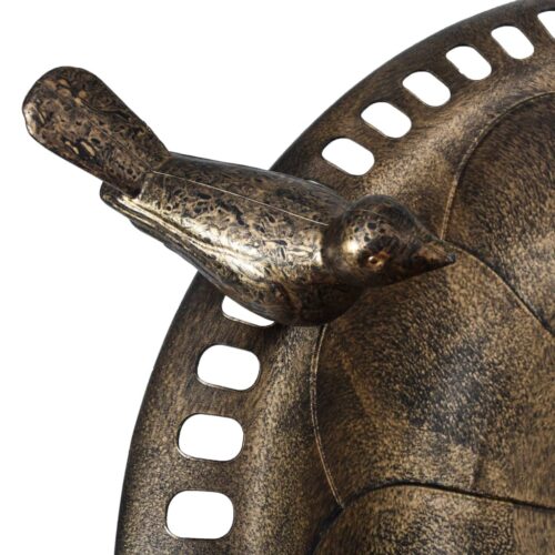 Garden Bird Bath Bronze Plastic - Image 3