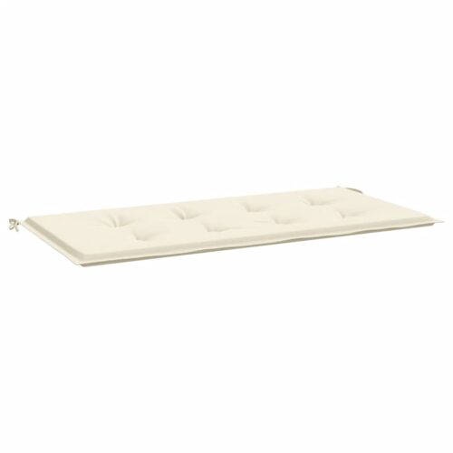 Garden Bench Cushion Cream 120x50x3cm Oxford Fabric - Image 2
