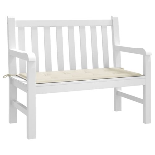 Garden Bench Cushion Cream 120x50x3cm Oxford Fabric - Image 3
