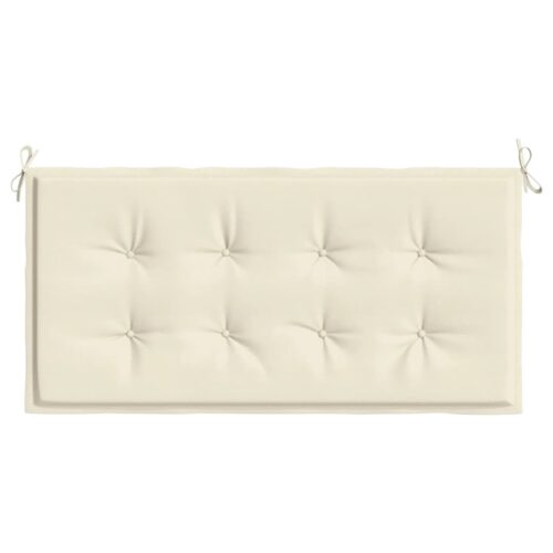 Garden Bench Cushion Cream 120x50x3cm Oxford Fabric