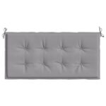 Garden Bench Cushion Grey 120x50x3cm Oxford Fabric