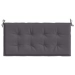 Garden Bench Cushion Anthracite 120x50x3cm Oxford Fabric