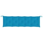 Garden Bench Cushion Light Blue 180x50x7cm Oxford Fabric