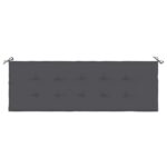 Garden Bench Cushion Anthracite 150x50x3cm Oxford Fabric