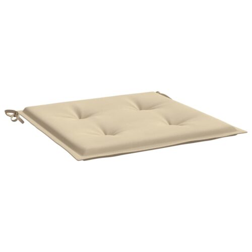Garden Chair Cushions 4pcs Beige 40x40x3cm Oxford Fabric - Image 3