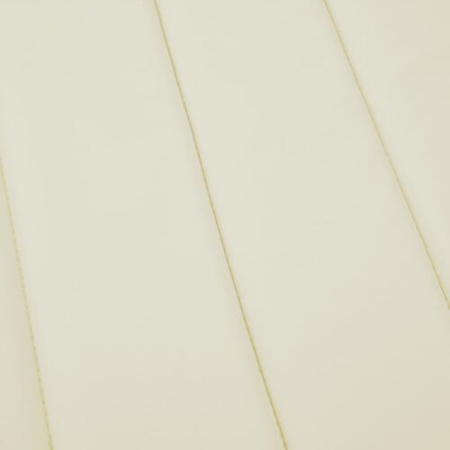 Outdoor Sun Lounger Cushion Patio Garden Lounge Chair Seat Pads Cream 200x50x3cm - Image 6