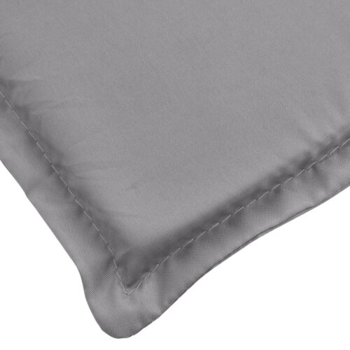 Outdoor Sun Lounger Cushion Patio Garden Lounge Chair Seat Pads Grey 200x60x3cm - Image 7