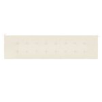 Garden Bench Cushion Cream 200x50x3cm Oxford Fabric