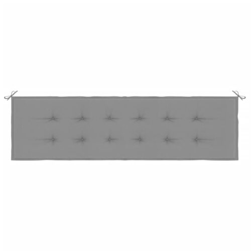 Garden Bench Cushion Grey 180x50x3cm Oxford Fabric
