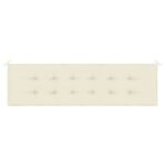 Garden Bench Cushion Cream 180x50x3cm Oxford Fabric