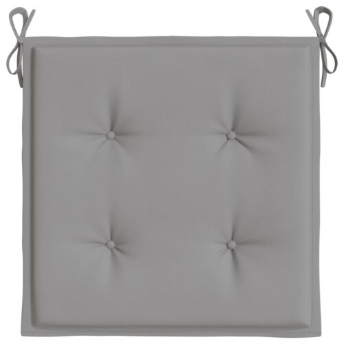 Garden Chair Cushions 6pcs Grey 40x40x3cm Oxford Fabric - Image 5