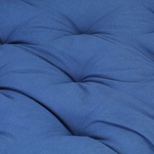 Pallet Floor Cushion Cotton 120x40x7cm Light Blue - Image 6