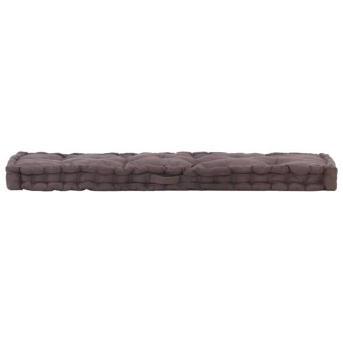 Pallet Floor Cushion Cotton 120x40x7cm Anthracite - Image 2