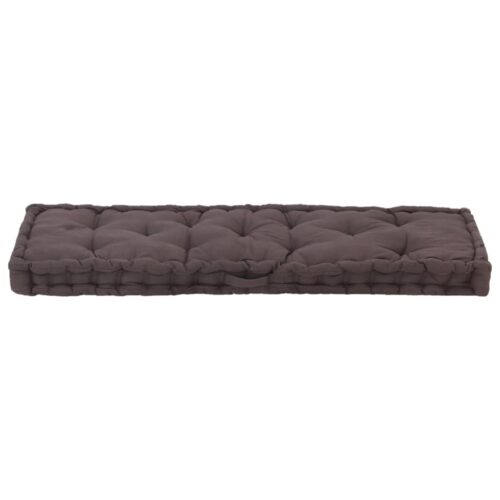 Pallet Floor Cushion Cotton 120x40x7cm Anthracite - Image 3
