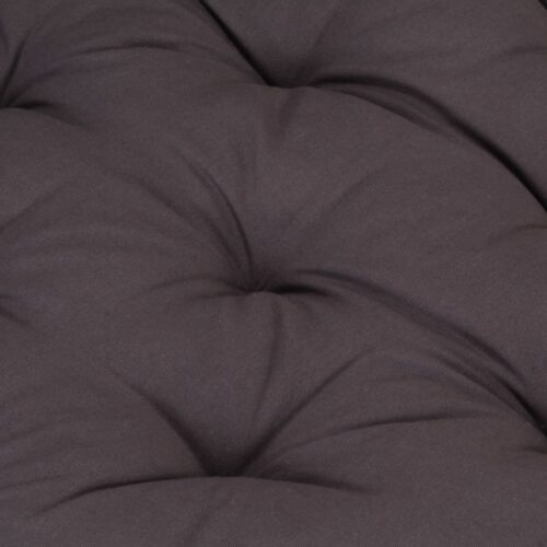 Pallet Floor Cushion Cotton 120x40x7cm Anthracite - Image 6