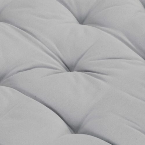 Pallet Floor Cushion Cotton 120x40x7cm Grey - Image 6