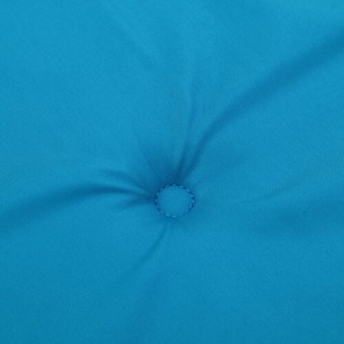 Garden Highback Chair Cushions 4pcs Blue 120x50x3cm Fabric - Image 7