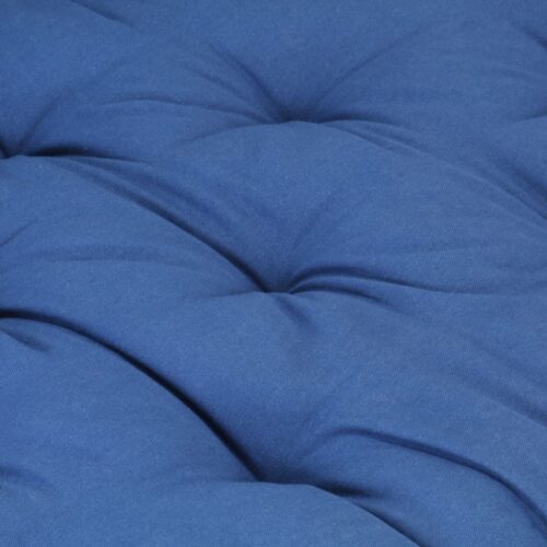 Pallet Floor Cushion Cotton 120x80x10cm Light Blue - Image 6