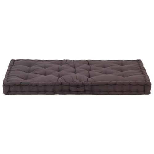 Pallet Floor Cushion Cotton 120x80x10cm Anthracite - Image 2
