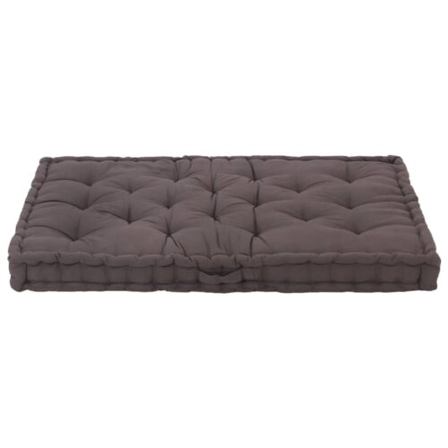 Pallet Floor Cushion Cotton 120x80x10cm Anthracite - Image 3