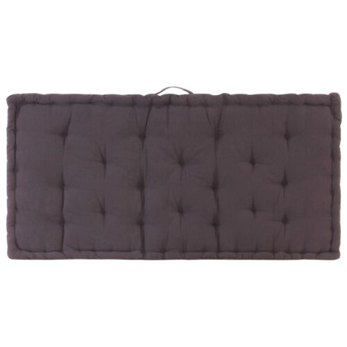 Pallet Floor Cushion Cotton 120x80x10cm Anthracite - Image 4
