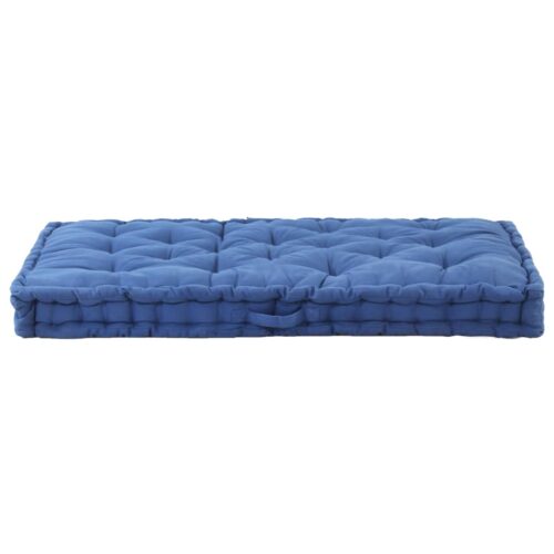 Pallet Floor Cushions 2pcs Cotton Light Blue - Image 7