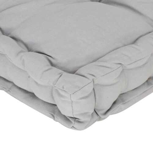 Pallet Floor Cushions 2pcs Cotton Grey - Image 10