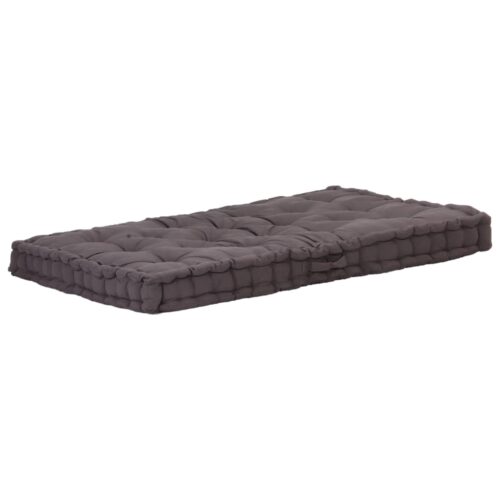 Pallet Floor Cushions 2pcs Cotton Anthracite - Image 6