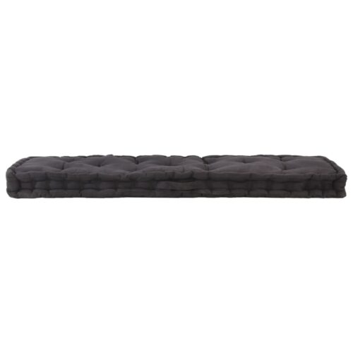 Pallet Floor Cushions 2pcs Cotton Black - Image 4