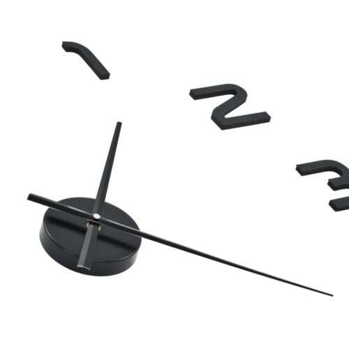 3D Wall Clockmodern Design 100cm XXL Black - Image 5