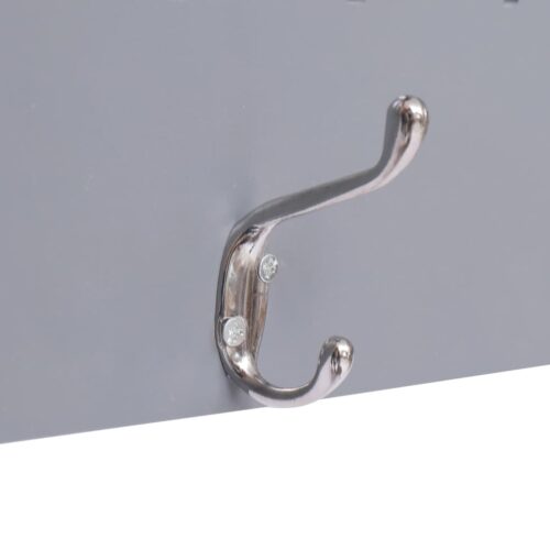 Wall-Mounted Coat Rack FAMILY Grey 74x29.5cm - Image 4