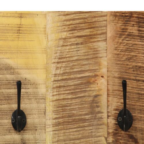 Wall-mounted Coat Racks 2pcs Solid Mango Wood 36x110x3cm - Image 5
