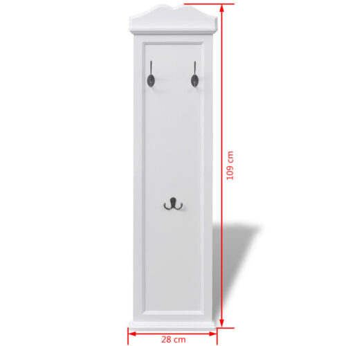 Coat Racks 2pcs White - Image 7