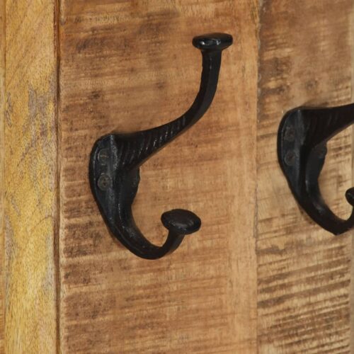 Coat Racks 2pcs Solid Wood Mango 38x100cm - Image 7