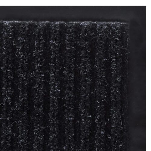 PVC Door Mat Home Welcome Front Door Floor Carpet Rug Cover Black 90x60cm - Image 5