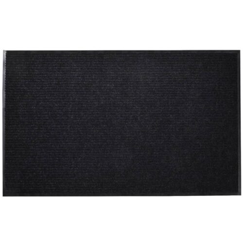 PVC Door Mat Indoor Outdoor Home Dirt Mud Welcome Floor Cover Mats Black 90x150cm