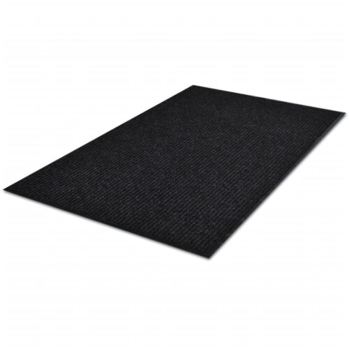 PVC Door Mat Indoor Outdoor Home Dirt Mud Welcome Floor Cover Mats Black 90x150cm - Image 3