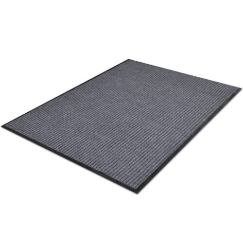 PVC Door Mat Home Welcome Front Door Floor Carpet Rug Cover Dark Grey 90x120cm - Image 3