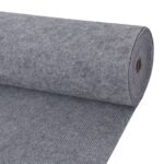 Exhibition Carpet Rib Entry Hallway Wedding Party Floor Runner Rug Grey 1.2x10m