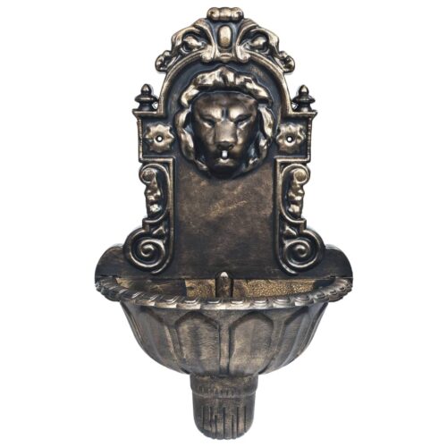 Wall Fountain Lion Head Design Bronze - Image 3