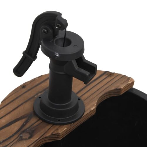 Water Fountain with Pump 44.5x44.5x58cm Solid Wood Fir - Image 7