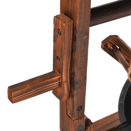 Wishing Well Fountain with Pump 57x50x112cm Solid Wood Fir - Image 6