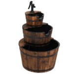Water Fountain with Pump 60x60x94cm Solid Wood Fir