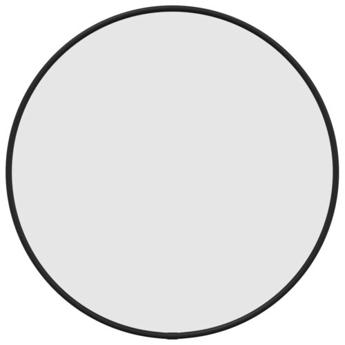 Wall Mirror Black 40cm Round - Image 2