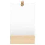 Wallmirror Solid Pinewood 23x39.5cm