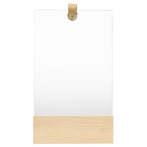 Wallmirror Solid Pinewood 23x39.5cm