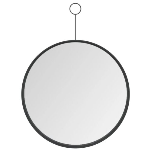 Hangingmirror with Hook Black 30cm - Image 2