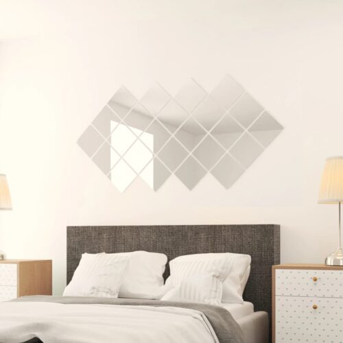 24pcs Mirror Tiles Square Glass - Image 3