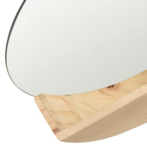 Wall Mirror Solid Pinewood 35cm - Image 5